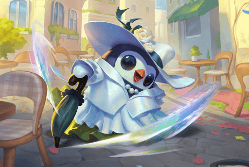 Pengu with a Parasol
